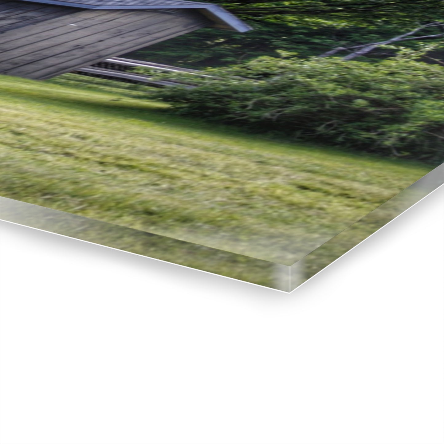 U R There Photography Leonard Road Roadside Greys Rustic Farmhouse Acrylic Wall Print