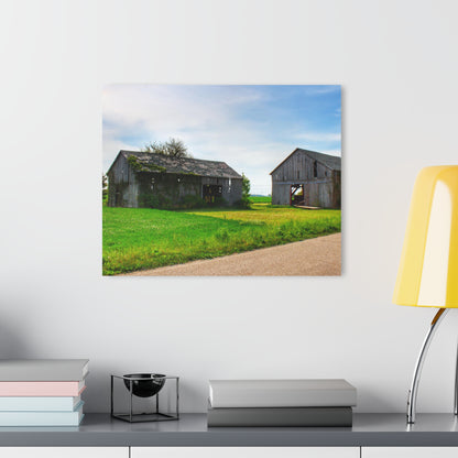 U R There Photography Caro Road Twin Greys I Rustic Farmhouse Acrylic Wall Print
