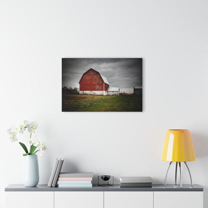 U R There Photography Mills Road Red II Rustic Farmhouse Acrylic Wall Print
