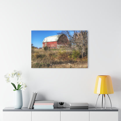 U R There Photography Hadley Red I Rustic Farmhouse Acrylic Wall Print