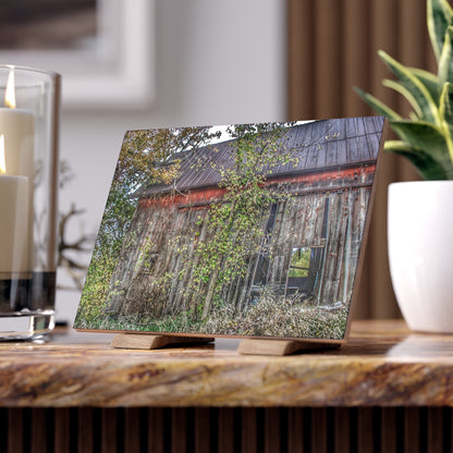 U R There Photography Annie's Barn II Rustic Farmhouse Decorative Ceramic Tile