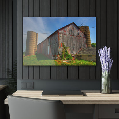 U R There Photography Marlette Red II Rustic Farmhouse Acrylic Wall Print