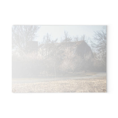 U R There Photography Weyer Road Hidden Rustic Farmhouse Tempered-Glass Cutting Board