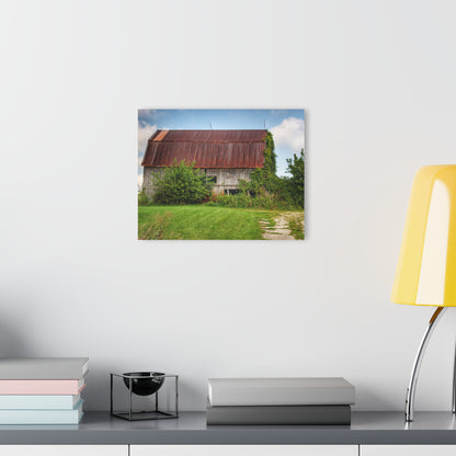 U R There Photography Grey Road Rusted I Rustic Farmhouse Acrylic Wall Print