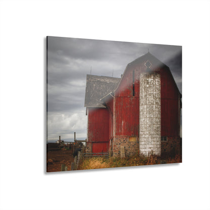 U R There Photography Hurds Corner Red III Rustic Farmhouse Acrylic Wall Print