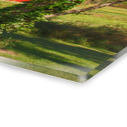 U R There Photography Lake Pleasant Reds II Rustic Farmhouse Acrylic Wall Print