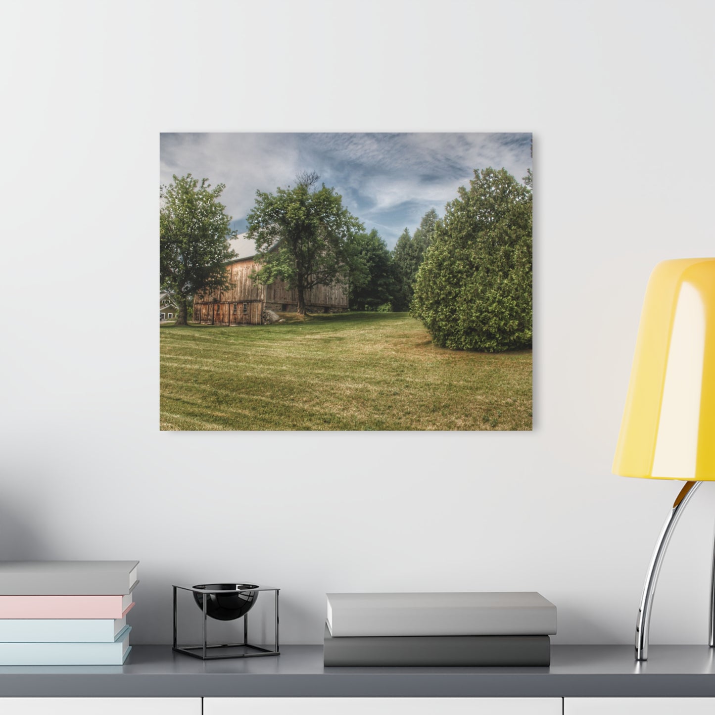 U R There Photography Thistle Valley Weathered Grey Rustic Farmhouse Acrylic Wall Print