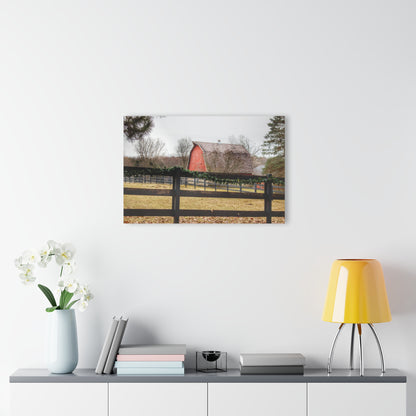 U R There Photography Beyond the Fence on Blood Road Rustic Farmhouse Acrylic Wall Print