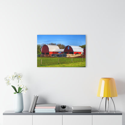 U R There Photography M-15 Reds Rustic Farmhouse Acrylic Wall Print
