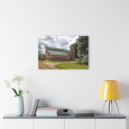 U R There Photography Metamora Country Red Rustic Farmhouse Acrylic Wall Print