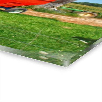 U R There Photography Kings Mill Grey Rustic Farmhouse Acrylic Wall Print