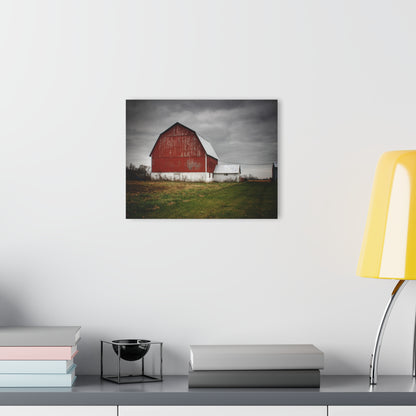 U R There Photography Mills Road Red II Rustic Farmhouse Acrylic Wall Print