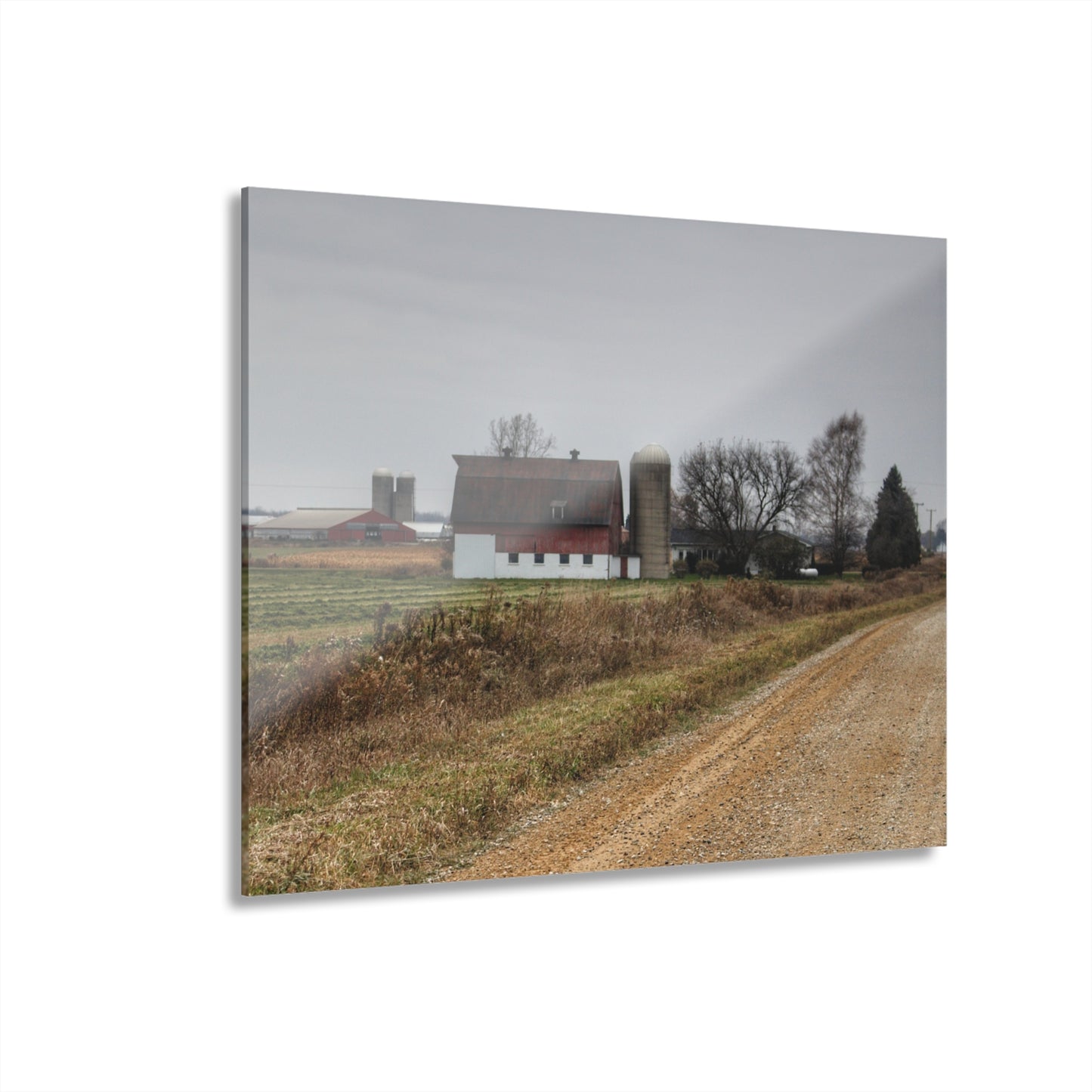 U R There Photography Gates Road Farm Rustic Farmhouse Acrylic Wall Print
