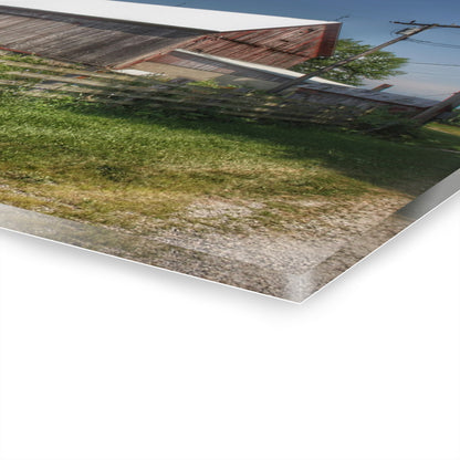U R There Photography Castle Road Cow Barn I Rustic Farmhouse Acrylic Wall Print