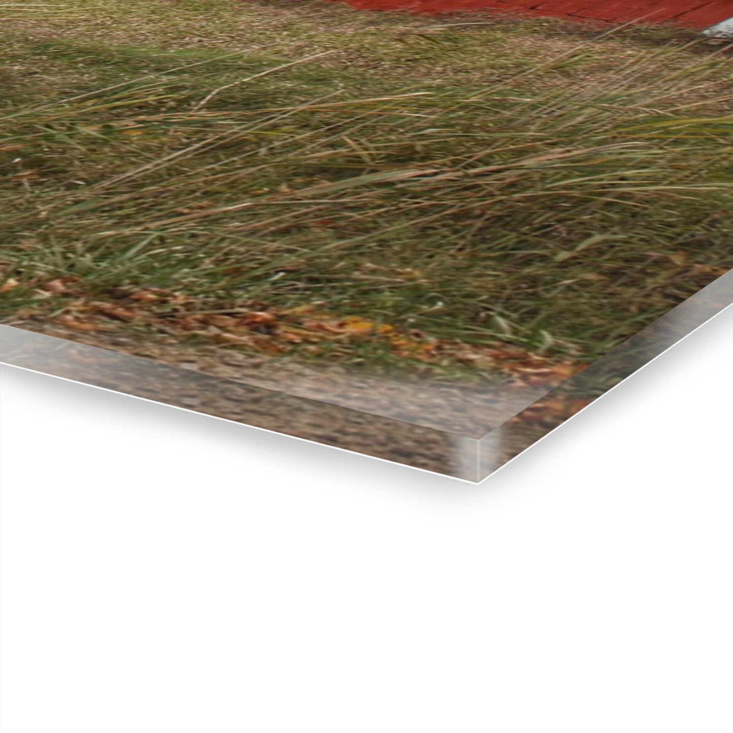 U R There Photography Horton Hilltop Red Rustic Farmhouse Acrylic Wall Print