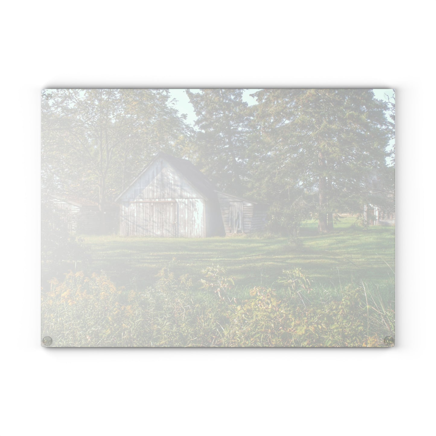 Barn Boutique Rustic Tempered-Glass Cutting Board| Bowers Road Little White