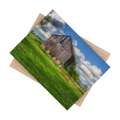 U R There Photography Bohms Road Grey I Rustic Farmhouse Decorative Ceramic Tile