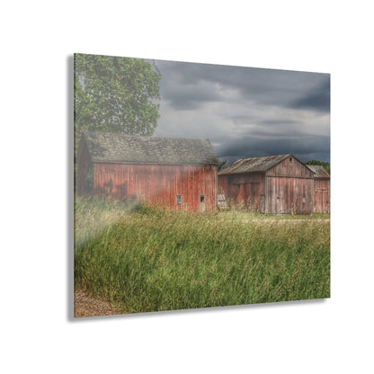 U R There Photography Hunters Creek Reds Rustic Farmhouse Acrylic Wall Print