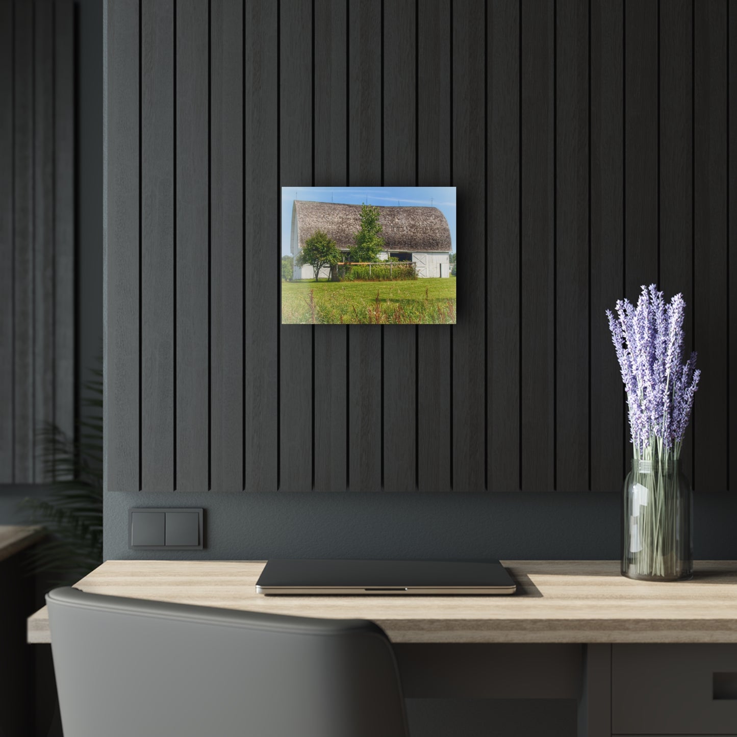 U R There Photography Country White Rustic Farmhouse Acrylic Wall Print