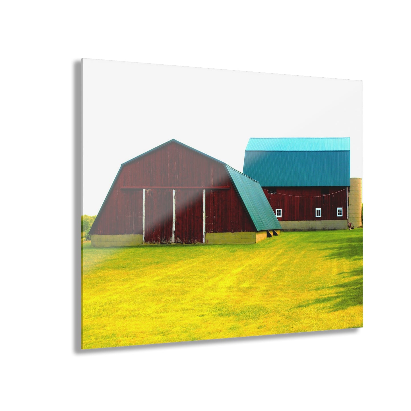 U R There Photography Baldwin Barn Brothers I Rustic Farmhouse Acrylic Wall Print