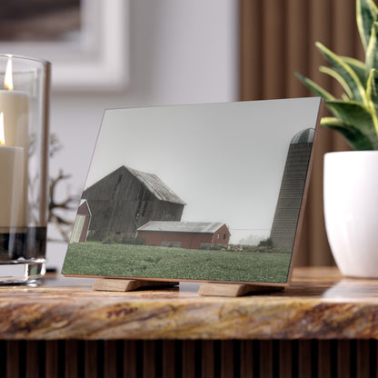 Barn Boutique Rustic Ceramic Wall Tile| Farm in the Fog