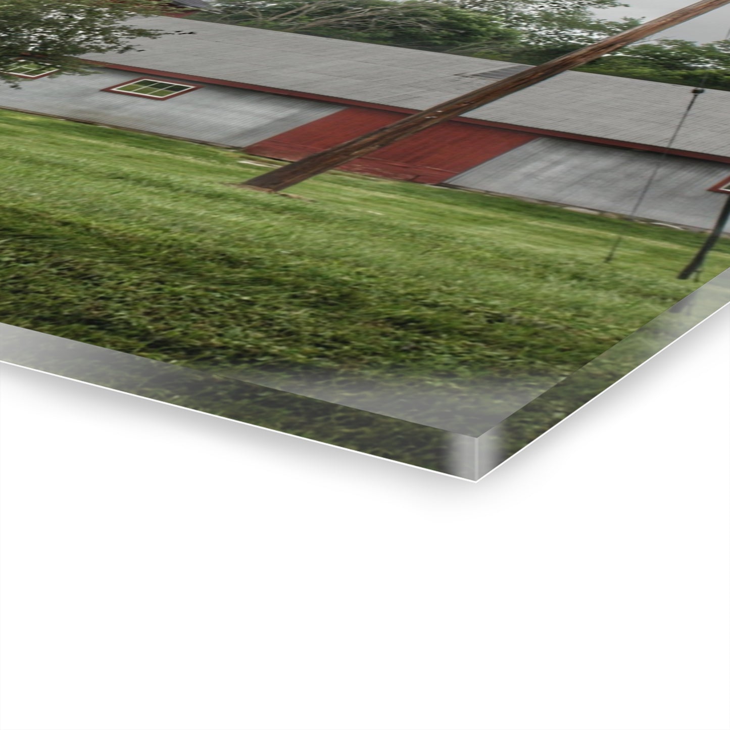 U R There Photography Hidden Red of M24 Rustic Farmhouse Acrylic Wall Print