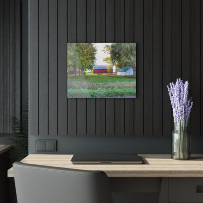 U R There Photography Wilcox Road Reds Rustic Farmhouse Acrylic Wall Print