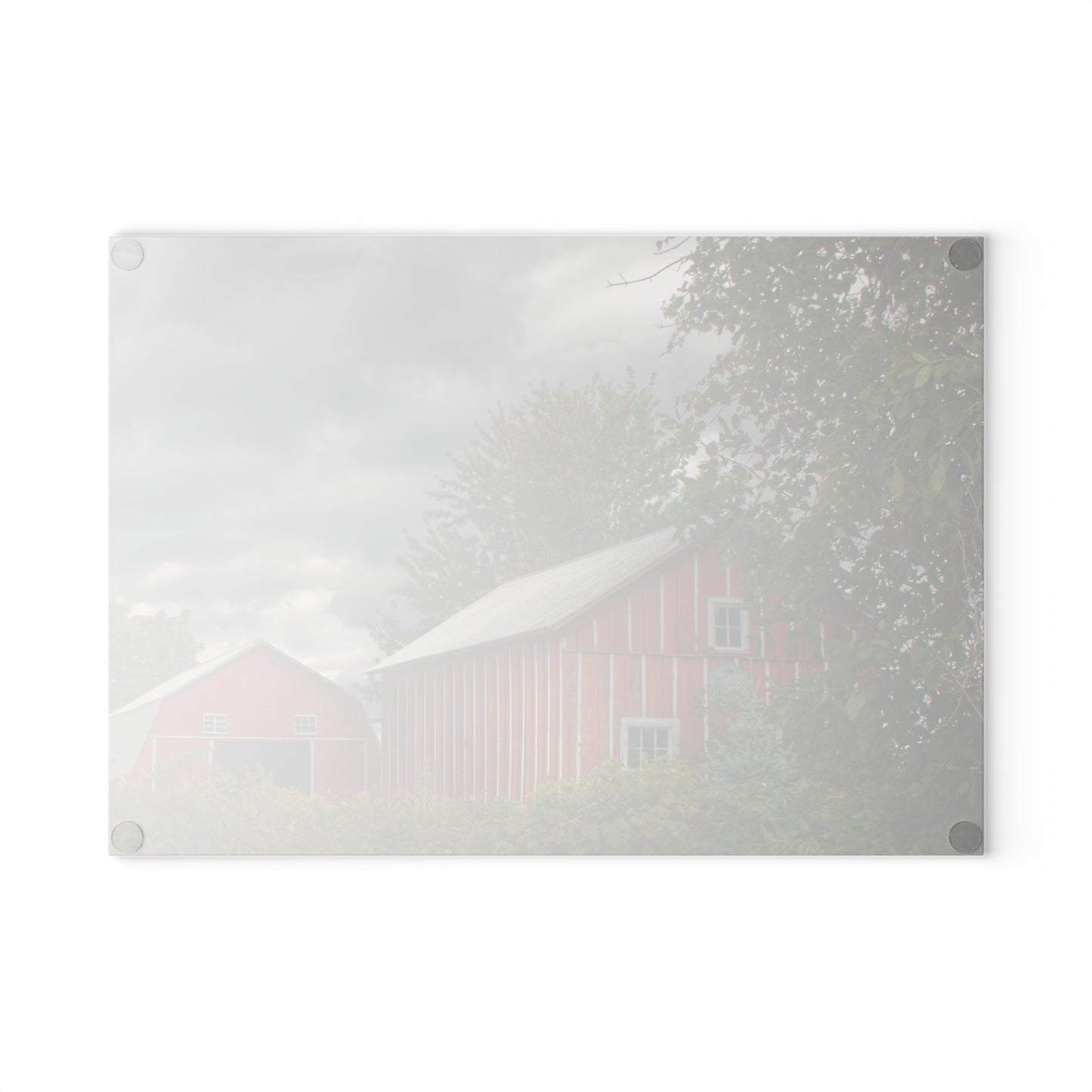 Barn Boutique Rustic Tempered-Glass Cutting Board| Pinstripe Barn and Buddy I