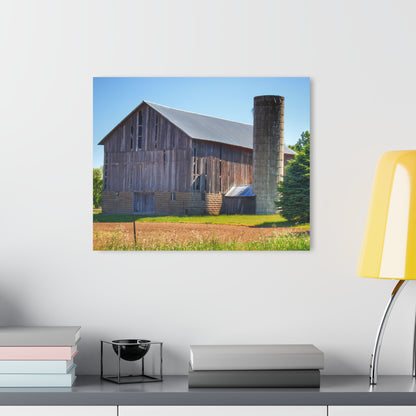 U R There Photography Gilford Grey III Rustic Farmhouse Acrylic Wall Print