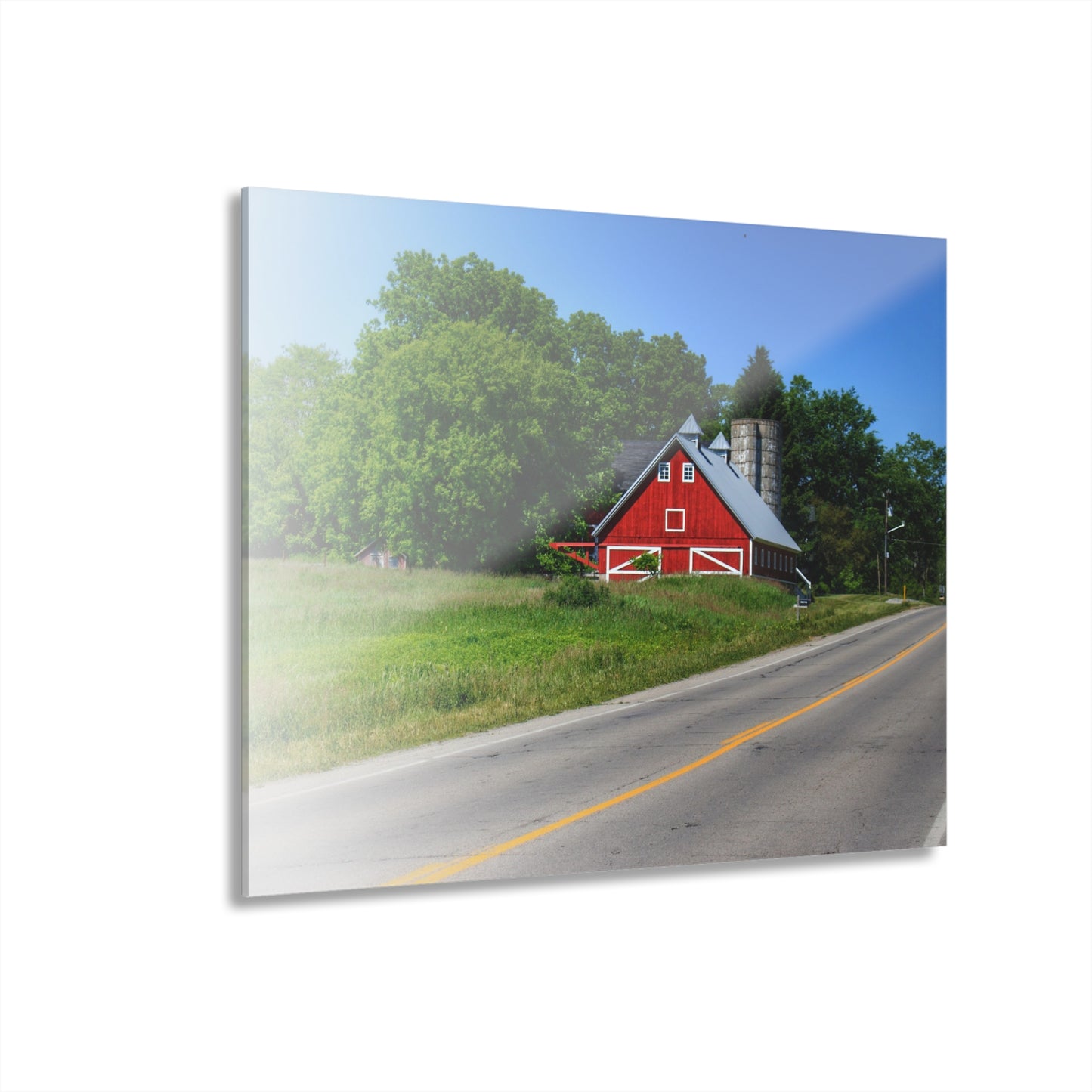 U R There Photography Metamora Red 2020 II Rustic Farmhouse Acrylic Wall Print