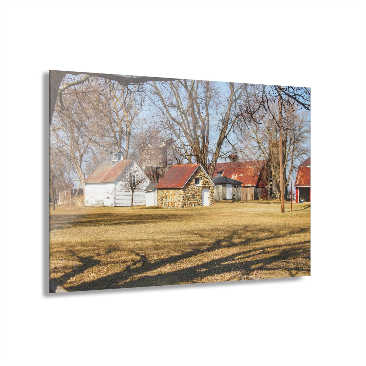 U R There Photography Wolcott Road Farm Rustic Farmhouse Acrylic Wall Print