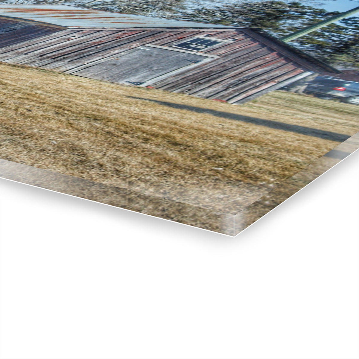 Ray Center Roadside Shack Rustic Farmhouse Acrylic Wall Print