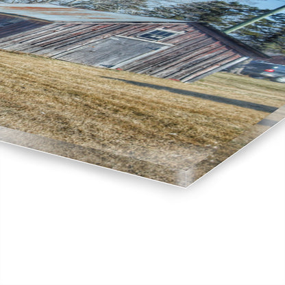 Ray Center Roadside Shack Rustic Farmhouse Acrylic Wall Print