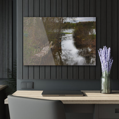 U R There Photography Private Pathways Rustic Farmhouse Acrylic Wall Print