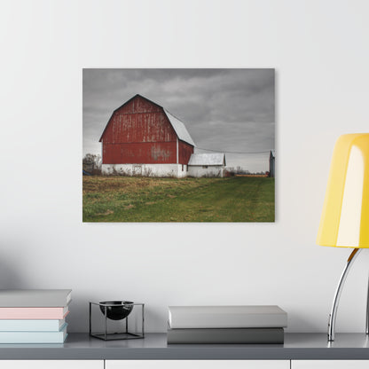 U R There Photography Mills Road Red I Rustic Farmhouse Acrylic Wall Print