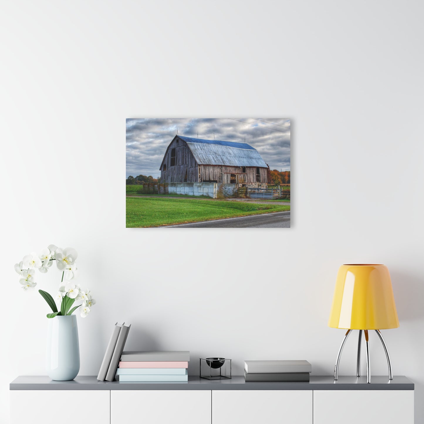 Barn Boutique Modern Farmhouse Acrylic Wall Print| Marlette Road Hay Barn