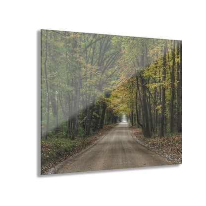 U R There Photography Country Roads in Dryden IV Rustic Farmhouse Acrylic Wall Print