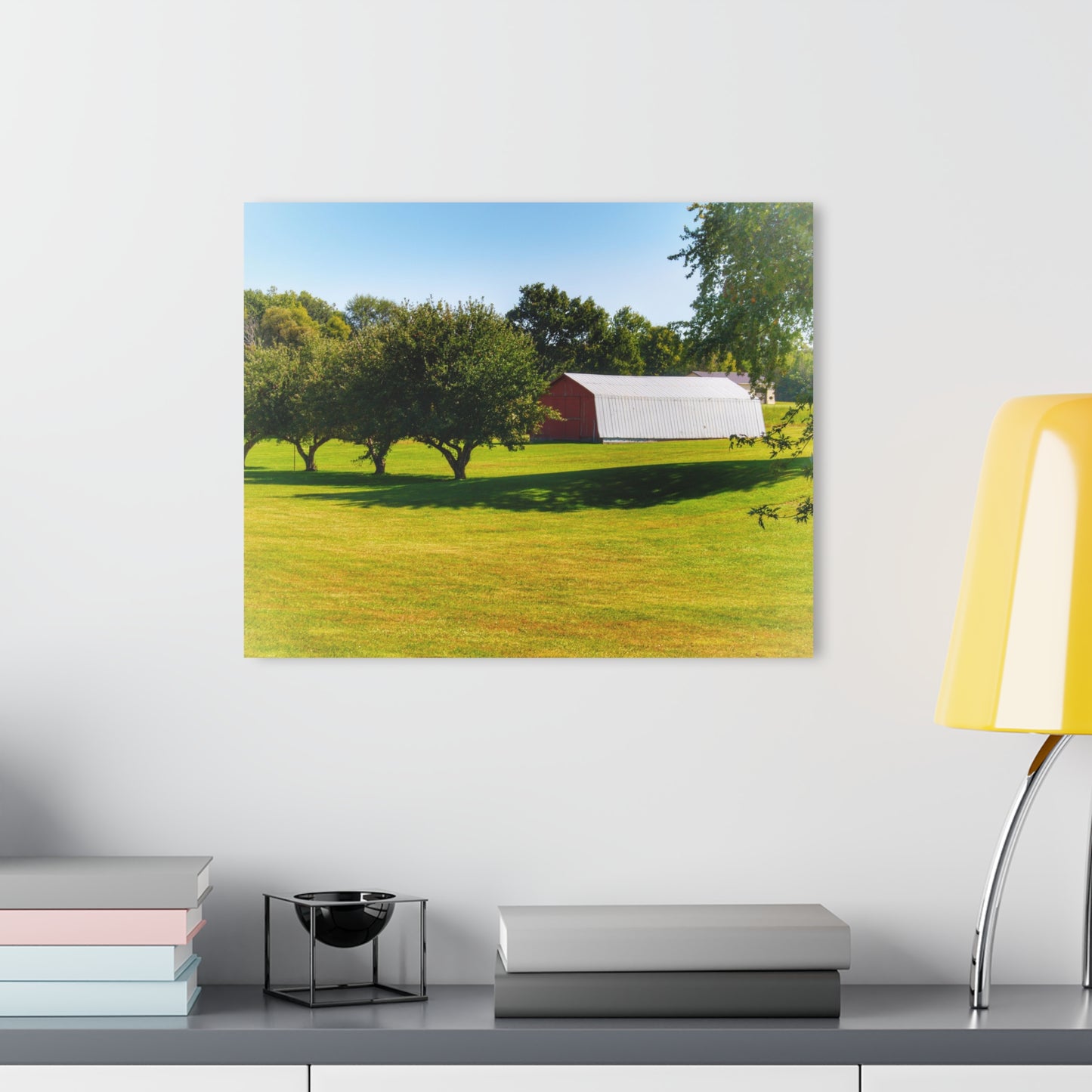 U R There Photography Lake Pleasant Road Hidden Quonset Rustic Farmhouse Acrylic Wall Print