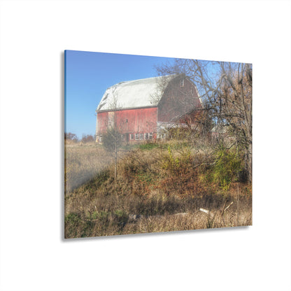 U R There Photography Hadley Red I Rustic Farmhouse Acrylic Wall Print