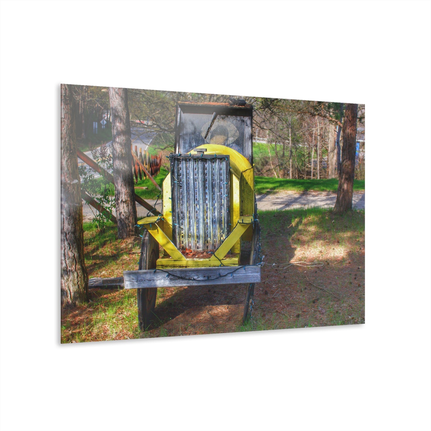 U R There Photography Hickory Place Yard Art I Rustic Farmhouse Acrylic Wall Print