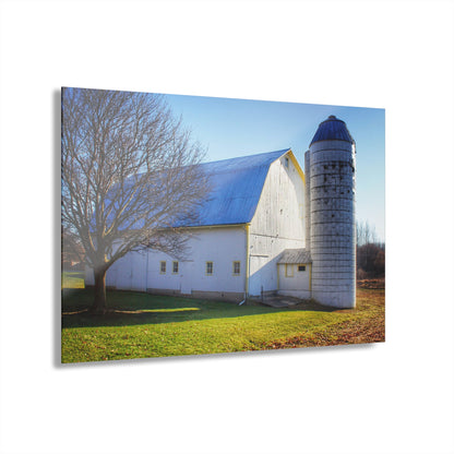 U R There Photography Elba White Rustic Farmhouse Acrylic Wall Print