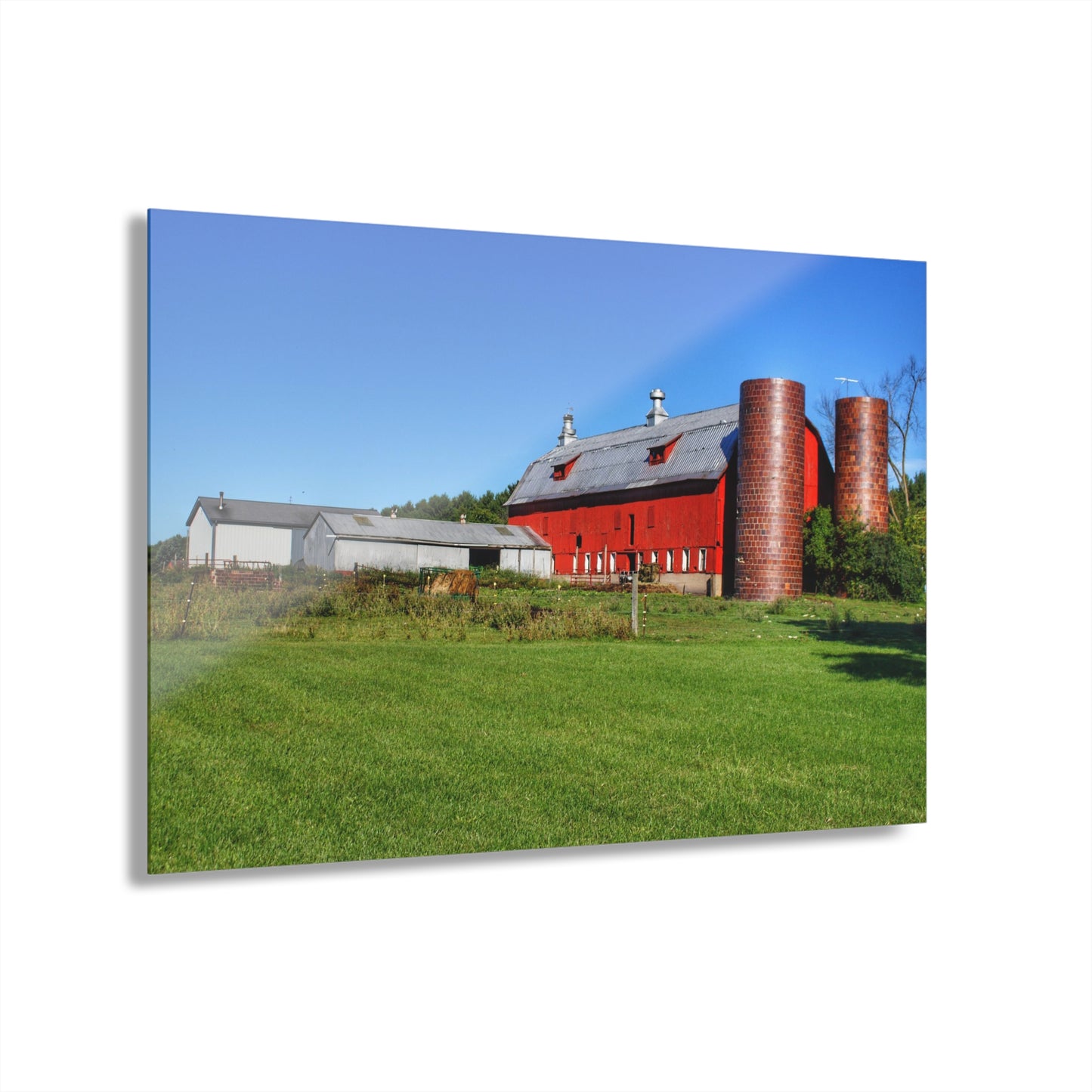 U R There Photography Baldwin Red II Rustic Farmhouse Acrylic Wall Print