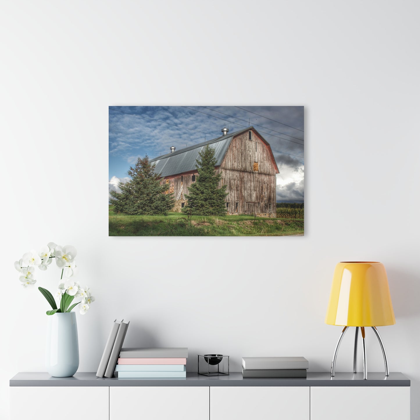 U R There Photography North Irish Red III Rustic Farmhouse Acrylic Wall Print