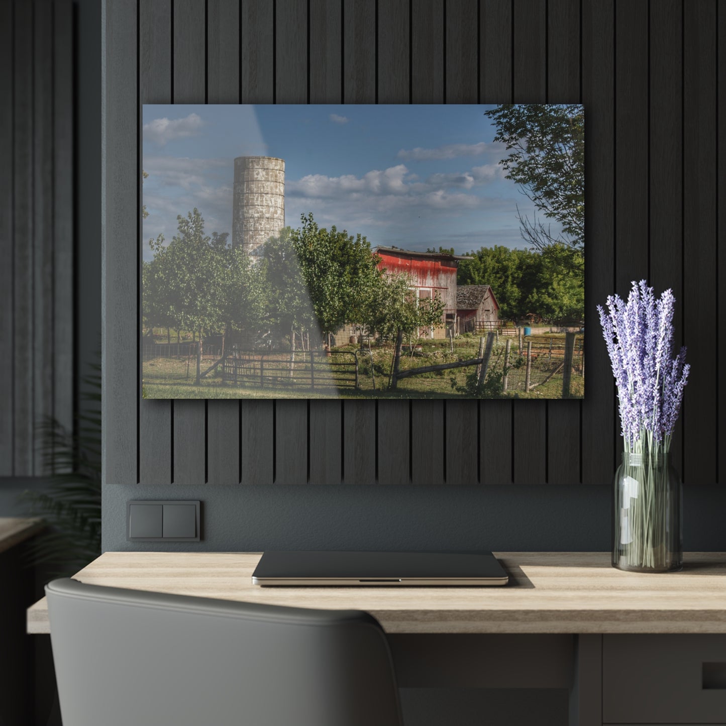 U R There Photography Henderson Road Farm Rustic Farmhouse Acrylic Wall Print