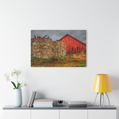 U R There Photography Stanley Road Ruins Rustic Farmhouse Acrylic Wall Print