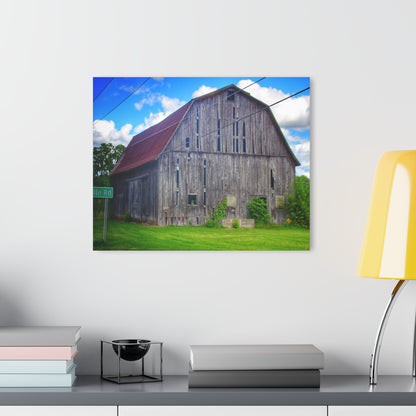 U R There Photography Schoenherr Road Grey II Rustic Farmhouse Acrylic Wall Print