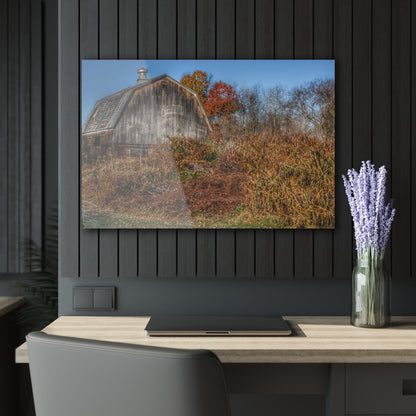 U R There Photography Vassar Road Hidden Grey II Rustic Farmhouse Acrylic Wall Print