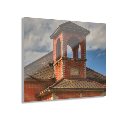 U R There Photography North Grove Road Schoolhouse II Rustic Farmhouse Acrylic Wall Print