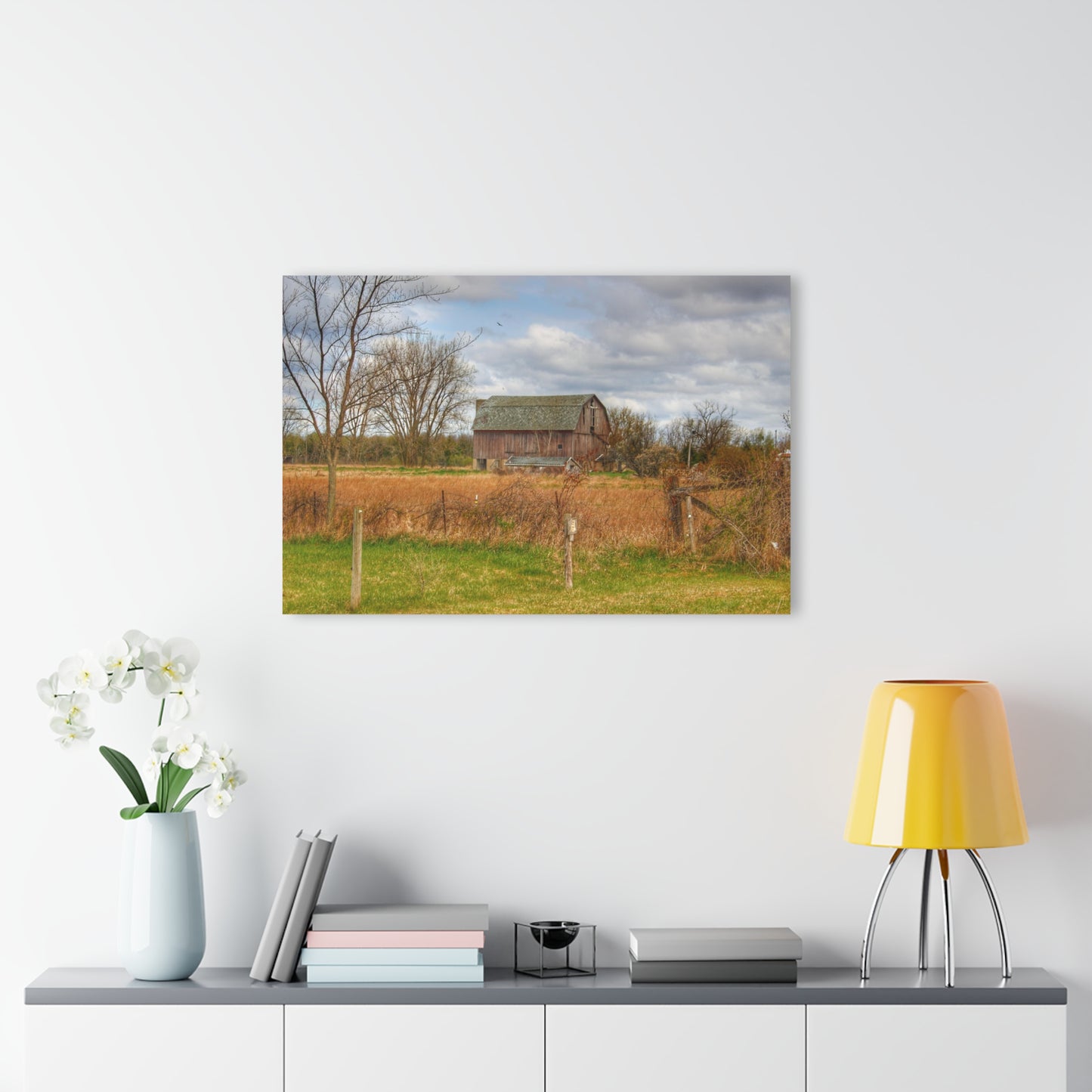 U R There Photography Clothier Road Red II Rustic Farmhouse Acrylic Wall Print
