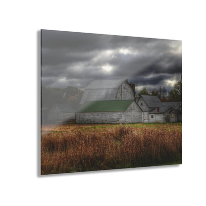 U R There Photography Farnsworth Road White Rustic Farmhouse Acrylic Wall Print